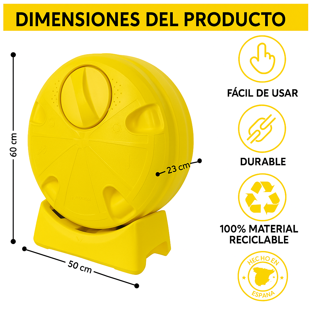 Compostador Urbano (Amarillo)