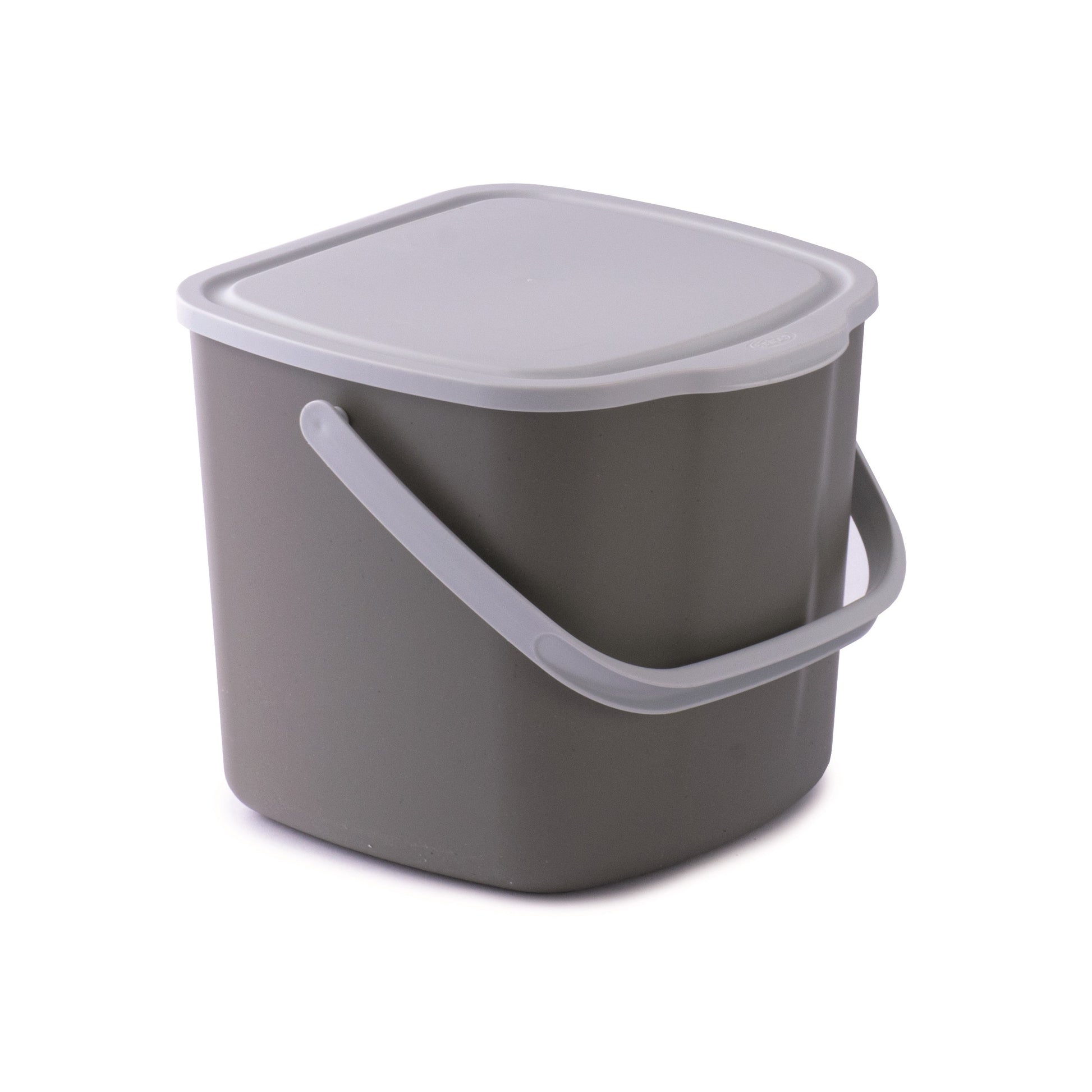 Cubo orgánico separador blanco para encimera ImpakCity, 3 litros, tapa hermética