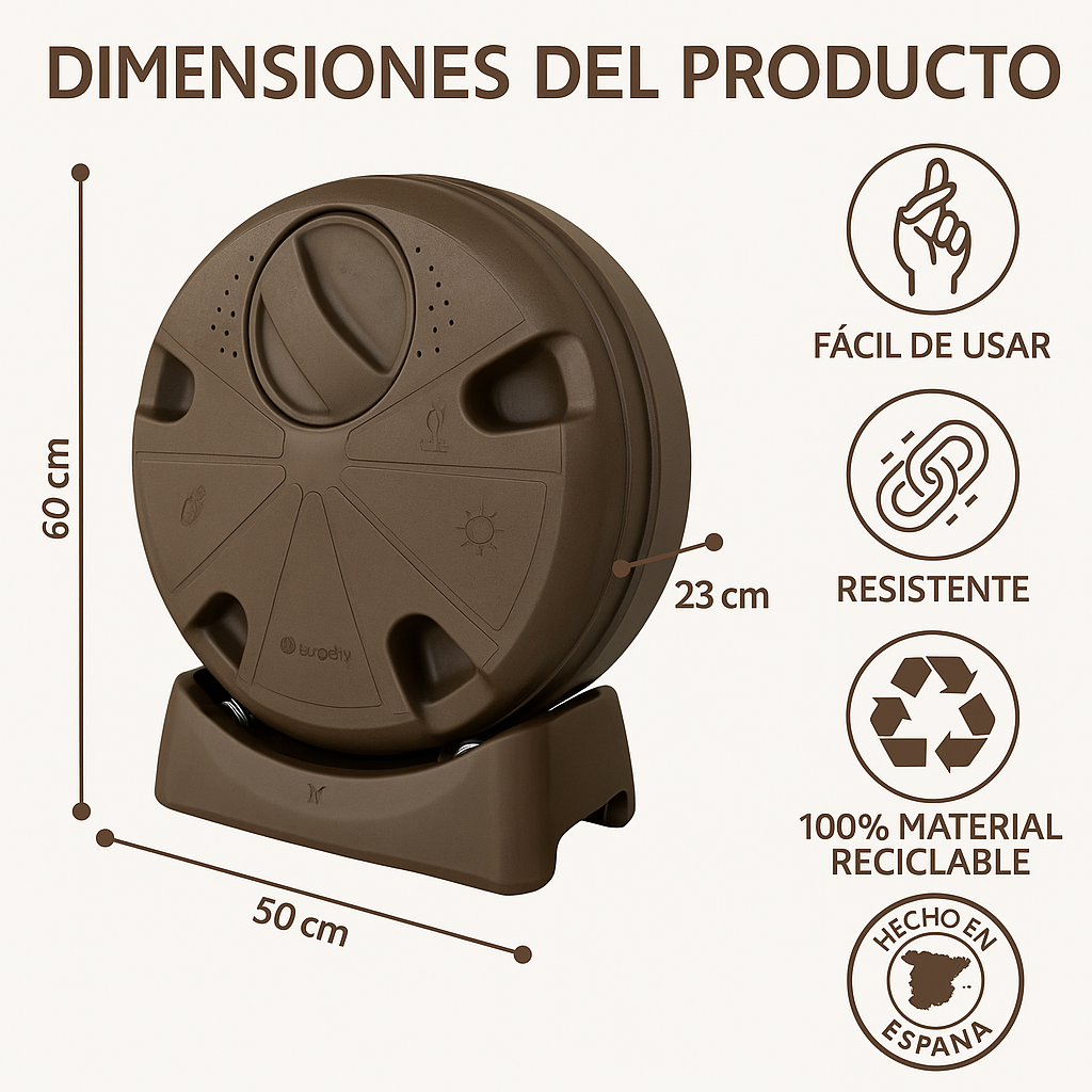 Compostador Urbano (Marrón)